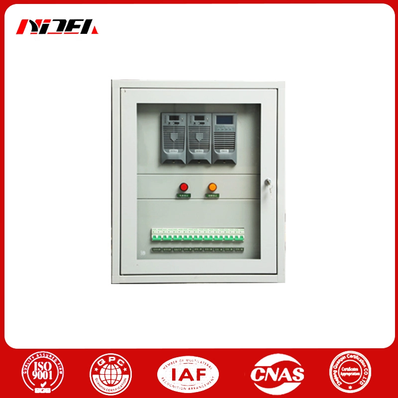 110V Väggmonterat DC-skåp med 12A/H18 batterier